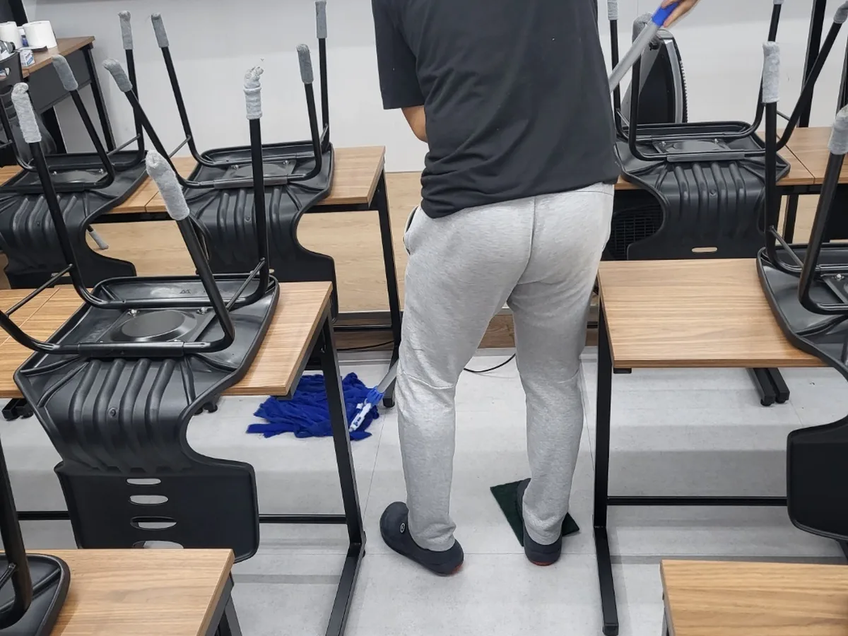 노원구 하계동 사업장 로비·응접실 바닥 위생청소 사례 - 행진크린