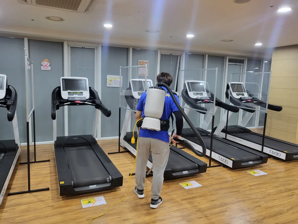 금천구 가산동 헬스장 탕비실 직원 휴게공간 위생청소 사례 - 행진크린